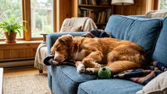 Prečo pes zaspáva tak rýchlo: zvyk alebo príznak, ktorý je ľahké prehliadnuť